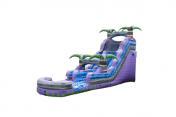 18 FT PURPLE CRUSH WATER SLIDE