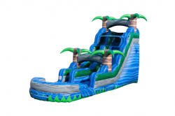 20 FT BLUE CRUSH WATER SLIDE