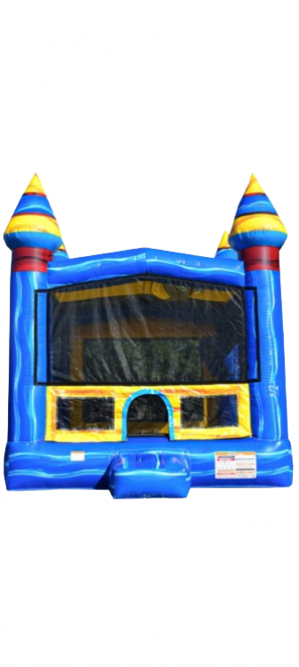 BLUE MODULE BOUNCE HOUSE